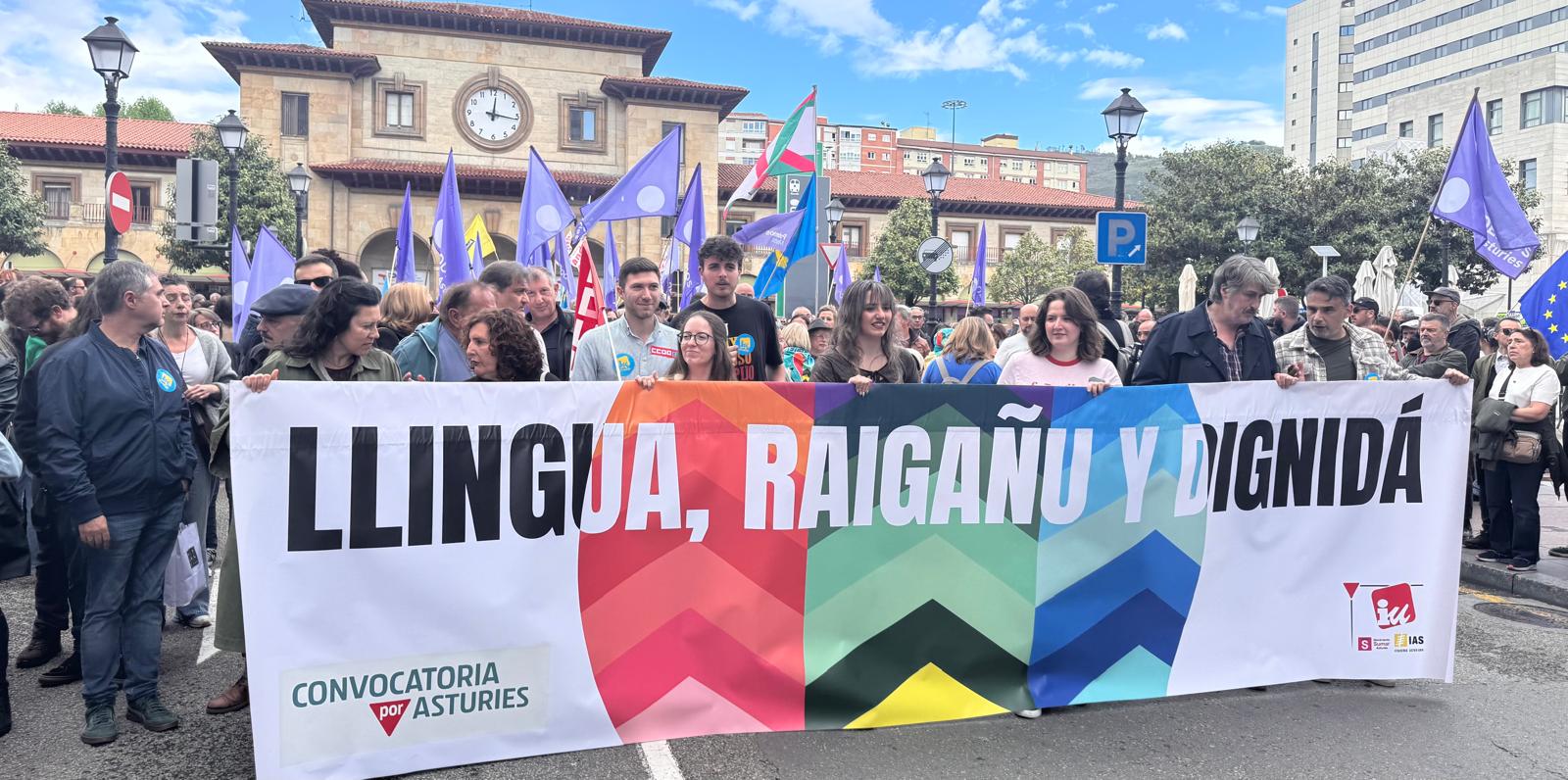 Convocatoria por Asturies reivindica la oficialid� frente al bloqu�u de la derecha y  l'ultraderecha a la m�xima reconocencia llegal  de la llingua